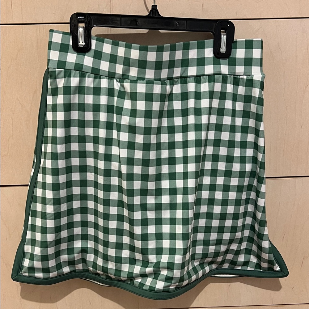 Green Checkered Women's sport skirt